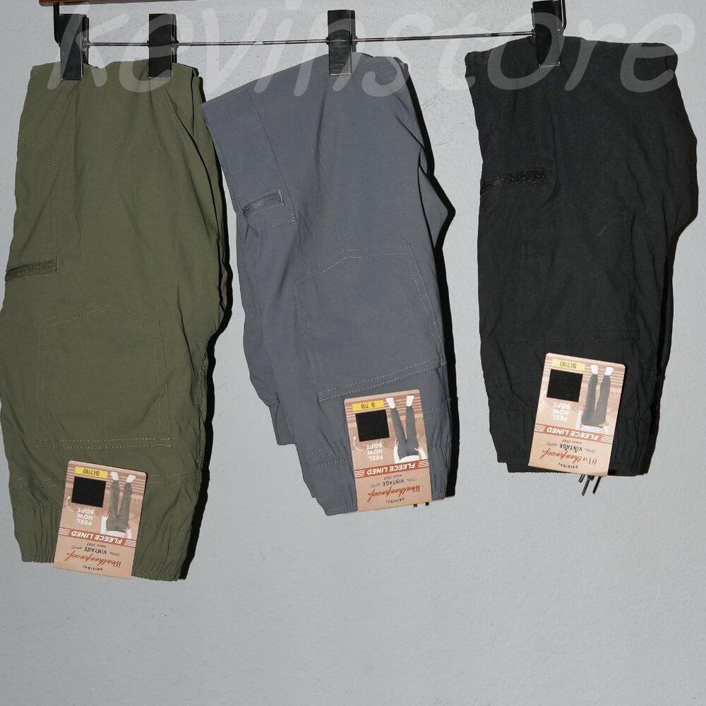 3 pairs Weatherproof Vintage Youth‎ Fleece Lined Joggers. price is for 3